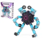 Blue Mechanical Fingertip Fidget Spinners Sensory Autism Anxiety ADHD