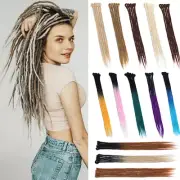 Real Soft As Human Dreadlock Braiding Hair Extension Dread Lock Crochet Braid g4
