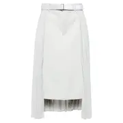 [sacai] Suiting X Wool Melton Skirt