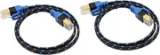 Gatuida Pcs Ethernet Cable for m Ethernet Cord Fiber Mesh Double-Shielded High-Speed Data Transfer for Router Phones