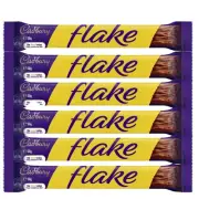 Cadbury Flake Bars – 6 Count Pack, Crumbly Milk Chocolate Treat!