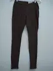 NWT Women's Hue The Original Jeans Solid Leggings Size XS Shitake #683H