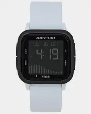 Rip Curl NEXT TIDE RUBBER SURF DIGITAL Waterproof WATCH New - A1139G White