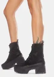 Glam Soldier Combat Boots