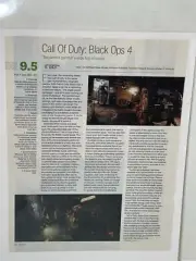 Call Of duty black Ops Video Game review magazine article Print Ephemera