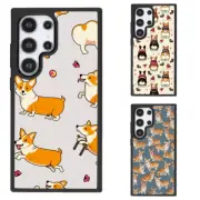 Anti scratch Case For Samsung Galaxy Z Fold Flip 3 4 5 6 Welsh Corgi Dog pattern