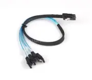 Mini SAS SFF-8087 to 4 SAS SATA HD drives RAID CABLE 20" 50CM/0.5M