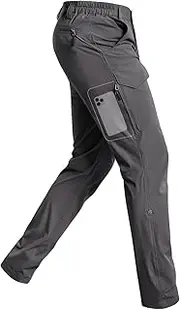 [Cycorld] Men's-Hiking-Pants-Lightweight-Water-Resistant-Quick-Dry Stretch Cargo Tactical Pants for Work Travel Camping Fishing