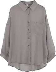 [Frediuo] Sun Protection Cardigan Coat Lightweight Sun Protection Clothes for Outdoor Daily