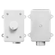 100W Outdoor Knob Volume Control w/ Impedance Switch- Weatherproof, OVC100 White