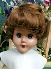 New size 7"-8" Doll Wig ROBBIE Global modacrylic ~ SHORT STYLE ~red/auburn~ NOS