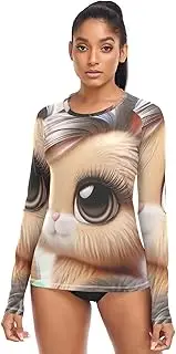 [RPLIFE] Bunny Kawaii Cute Rabbit Long Sleeve Summer Clothes Women, Summer Hiking Clothes Women, Bunny Kawaii Cute Rabbit, Large