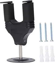 ibasenice Ukulele Guitar Holder Wall Mounting Rack Abs Iron Sponge Support Safe Storage