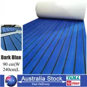 90x240cm Boat Flooring Carpet Decking Sheet EVA Foam Non-slip Marine ▷ Dark Blue