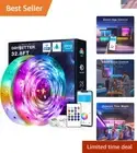 Outdoor Led Strip Lights Waterproof, Smart LED Lights Work with Alexa and Goo...