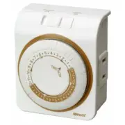 Southwire-Coleman Cable 224254 2Outlet Indoor 24 Hour Mechanical Timer