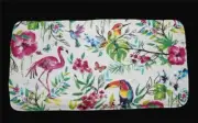 Cynthia Rowley Tropical Flamingo Toucan Birds Hummingbirds Etc Melamine Tray NEW