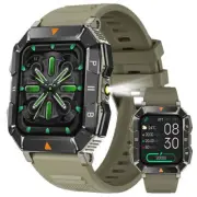 Men Square Watches 1.83'' Smart Watch with Flashlight Wireless Calls Smartwatch