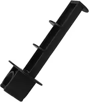 Toilet Roll Holder Easy Install Paper Roll Stand for Elderly Universal Fit Commode Paper Holder Black