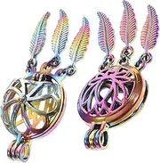 [GLSTOY] Hanging Aroma Pendants Set Fashion Jewelry Pendants Essential Oil Diffuser Necklace Durable and Stylish