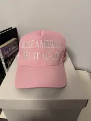 NEW Release RARE PINK MAGA Cap 45-47 Authentic Easter Trump 2025 Cali Fame Hat