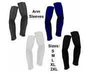 Men Arm Sleeves Compression Elbow Sleeve Black White Navy Grey Basketball Golf S-2Xl