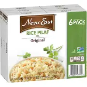 6 Packs Near East Rice Pilaf 6.9 oz. Box Quick Cooking Fast Spice Herbs Kosher
