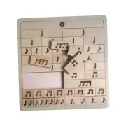 Wooden Musical Note Puzzle Children Puzzle Toys for Adults