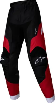 Alpinestars Racer Veil, textile pants kids , color: Black/Red/White , size: 18
