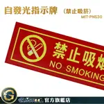 GUYSTOOL 禁止貼紙 告示貼紙 標識牌 禁菸標誌 螢光貼紙 公共場所 MIT-PNS30 溫馨提示牌 禁止吸菸