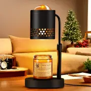 Candle Warmer Lamp with Sunset Lights: 【2025 Upgraded】 Valentines Gifts for W...