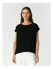 [The Ark Clothing Co.] Yimi Top in Black