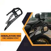 "CNC SADDLE STAY LH & RH, BLACK" FIT FOR ROYAL ENFIELD NEW HIMALAYAN 450