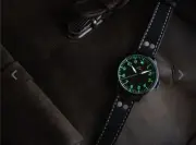 Laco Altenburg Black Case 42mm Automatic Pilot Watch Type A Dial with Papers
