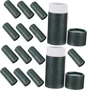 [DEARMAMY] 15pcs Essential Oil Bottle Paper Tube Box Lip Gloss Tube Boxes Tea Bottle Holder Lipstick Packaging Boxes Essential Oil Tube Jar Face Paper Mounting Tube Box Round