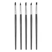 5pcs Silicone Clay Sculpting Tool Clay Sculpting Rubber Tip Shaping Pen Black