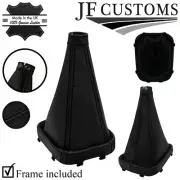 BLACK STITCH ITLEATHER GEAR BOOT WITH PLASTIC FRAME FOR FIAT 175 COUPE 93-00
