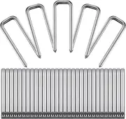 [Jetec] 40 Pieces Plantation Shutter Repair Kit Replacement Louvers Staples Window Blind Tilt Rod Operable Plantation Silver Missing Metal Indoor Louver Staples Tools Repair(0.6 x 0.19)