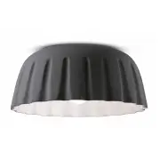 Madame Gres Small Ceiling Lamp, Black Grey