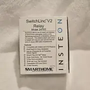 INSTEON 2476S White SWITCHLINC V2 ON/OFF Remote Control Relay Switch Smarthome