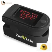 Fingertip Pulse Oximeter Blood Oxygen Monitor Mystic Black