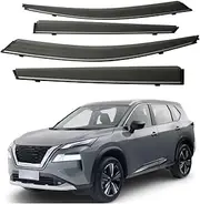 Sun Rain Deflector, Compatible with Nissan X-Trail Rouge T33 2022-2024 Window Visor Awnings Sun Rain