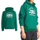 Adidas GRF Hoodie 男款 綠色 休閒 經典 LOGO 帽T 長袖 IS1412