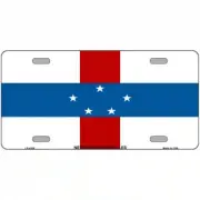 Netherlands Antilles Flag Metal Sign