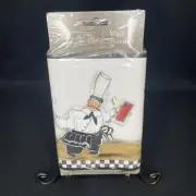 Chef Themed Scrubbable Pre-Pasted Wall Border 1 Roll = 15 ft/5 yds BRAND NEW