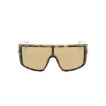 [Alexander Mcqueen] Alexander Mcqueen Geometric-frame Sunglasses ONE SIZE BROWN