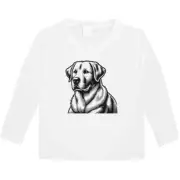 'Labrador Retriever' Children's / Kid's Long Sleeve Cotton T-Shirts (KL048699)