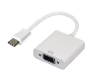 Astrotek Male Thunderbolt USB-C) To Female VGA Adapter Converter Cable Cord WHT