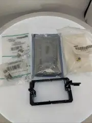 Network Lot 6 Mounting Bracket, Gang Ethernet Coax Brush Wall Plates, F Couplers