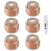 Generation 3 Replacement Heads for Finishing Touch Flawless Facial Hair Remover,Double Precision Replacement Blades Heads Compatible with New Flawless Gen 3,6 pack